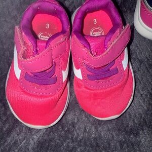 Trainer shoes Wonder Nation Toddler Pink Athletic Sneakers - Size 3